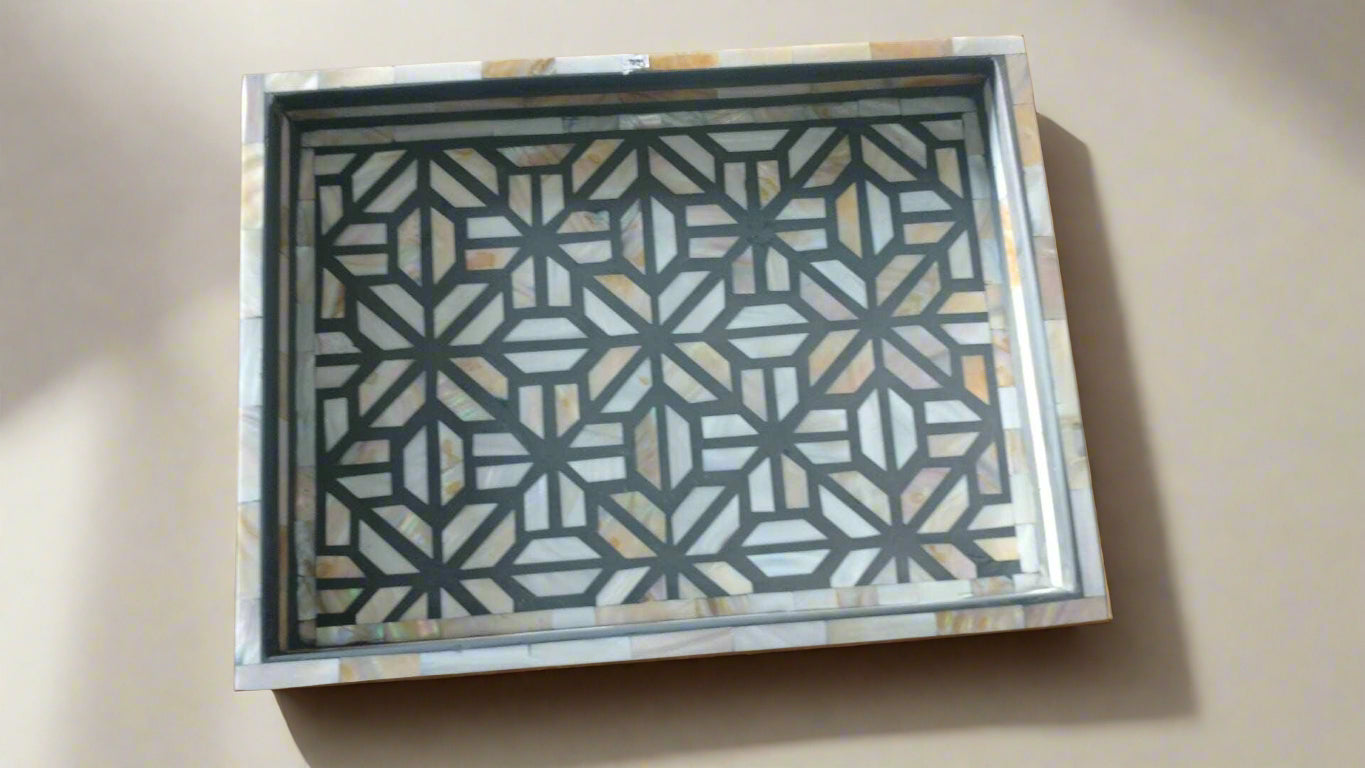mother of pearl tray