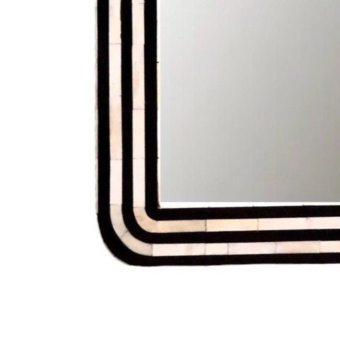 Heritage inlay wall mirror frame in pattern
