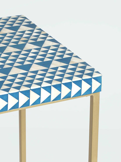 Azure Patterned Bone Table