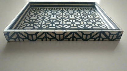 Heritage inlay Moroccan-Inspired Tray – Large